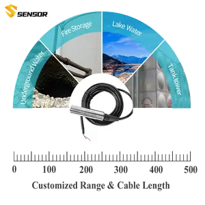 2 मीटर 3 मीटर 5 मीटर रेंज सबमर्सिबल वाटर लेवल सेंसर dc24v पावर <span class=keywords><strong>4</strong></span>-<span class=keywords><strong>20ma</strong></span>/0-10v/0-3.3v rs485 ट्रांसमीटर - Product Image 2