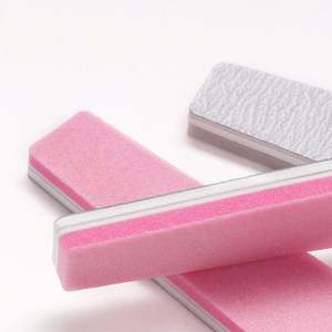 デュアルグリットネイルファイルスポンジ粗/細2面バフ研磨ブロック（天然爪＆ジェルポリッシュ用）プロ用マニキュアツール - Product Image 4