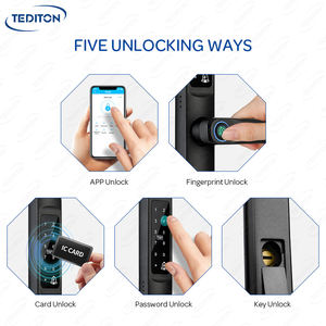 Tediton Ttlock Nouvelle Arrivée Serrure de Porte Intelligente <span class=keywords><strong>Smartkey</strong></span> Poignée de Porte Électronique Étanche Serrure de Porte Extérieure - Product Image 4