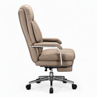Chaise de bureau ergonomique avec appui-tête et accoudoirs réglables, chaise de bureau pivotante à structure métallique pour la maison et le bureau