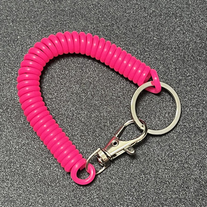 2025 sáng tạo đàn hồi cao nhựa chống mất điện thoại Dây Mùa Xuân Rope <span class=keywords><strong>Keychain</strong></span> - Product Image 3