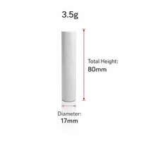 Emballage magnétique en ABS de haute qualité pour tubes de gloss à lèvres blancs angulaires, design sérigraphié, couleur personnalisée