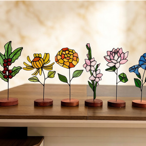 Décoration florale de bureau transfrontalière très vendue pour la Fête des Mères, style europé<span class=keywords><strong>en</strong></span> coloré, cadeau floral d'anniversaire - Product Image 1