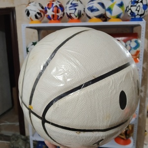 Ballon de basket officiel taille 7 en cuir PU, impression personnalisée, pour extérieur et intérieur - Product Image 6