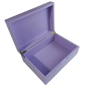 Boîte en bois personnalisable Boîte en bois de luxe fabriquée à la main en bois avec cloisons intérieures - Product Image 2