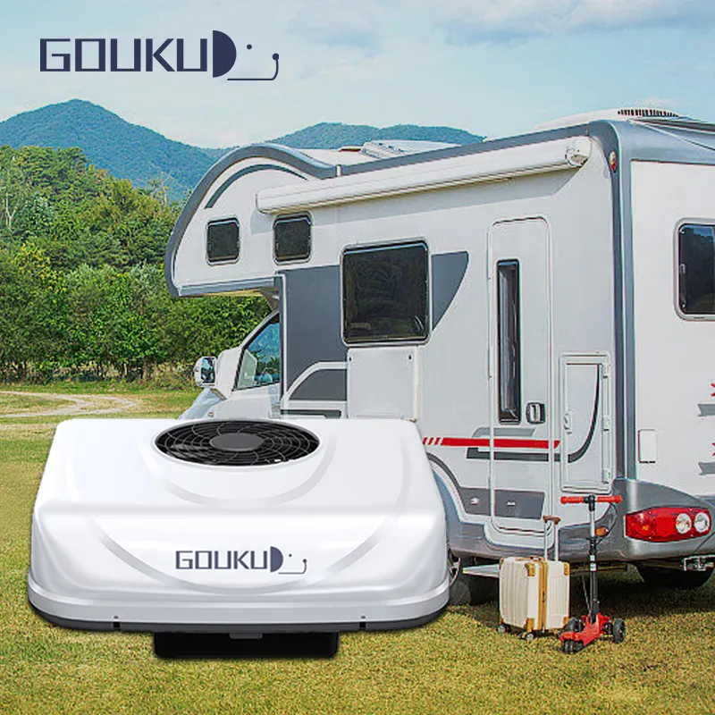 GOUKU – climatiseur électrique ultrafin 12v 24v, camping-car, toit, caravane, van, camping-car