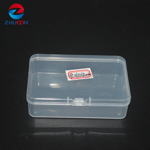 OEM organizador de cosméticos PP caja de almacenamiento portátil transparente contenedor de embalaje plano pequeño de plástico cuadrado rectangular caja redonda - Product Image 6