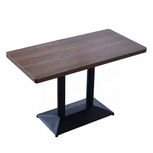 Table en bois massif métallique, pour restaurant, offre spéciale
