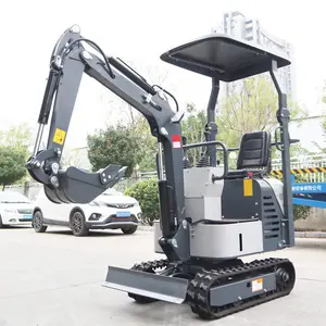 Yeni Mini ekskavatör fiyatları 1000 kg 1 tonluk ekskavatörler satılık Ce Epa ile küçük kazıcı Bagger