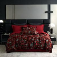 Vente en gros usine – Ensemble de literie 4 pièces 100 % coton pur imprimé, motif personnalisé OEM, taille et logo sur mesure, housse de couette, drap-housse, taies d'oreiller