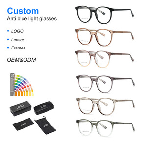 Montures de lunettes optiques pour femmes, hommes, unisexe, rondes, TR, minimalistes, montures de lunettes de mode, usage quotidien - Product Image 1