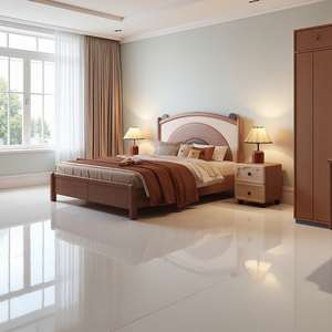 Cama Convertible Jim para Niños, Cama Individual/Matrimonial para Niños, Cama de Princesa para Niñas, Muebles de Dormitorio para Hotel y Villa - Product Image 4