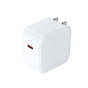 PD20W <span class=keywords><strong>Chargeur</strong></span> mural Type C GaN <span class=keywords><strong>Bloc</strong></span> d'alimentation de voyage à charge rapide pour <span class=keywords><strong>iphone</strong></span> 16 Pro Max/Plus XS/<span class=keywords><strong>XR</strong></span>/X Watch Series 8/7 - Product Image 1