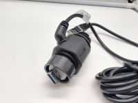 Conector Combinado USB Macho a Hembra con Cable RJ45 para Conectar Equipos Externos a Inversores Solares Goodwe, Ginlong y Aiswei
