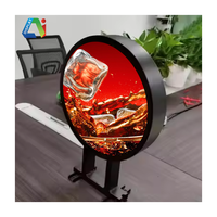 Panneau de boîte à lumière circulaire pour écran de supermarché numérique rond à double épreuve pour magasin de publicité Vente en usine