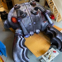 Décoration gonflable géante en métal pour scène, robot fourmi gonflable pour la scène de l'Ushuaia 2020