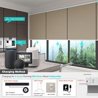 Stores alvéolaires modernes à télécommande, stores alvéolaires intelligents sans fil, stores cellulaires motorisés à commande WiFi, stores à économie d'énergie