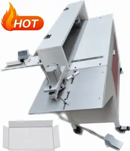 Pneumatic Paper Cardboard Grooving Machine Desktop V Grooving Machine Semi-automatic Carton Gift Box Groove Cutting Machine