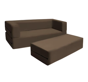 Canapé compressible moderne convertible multifonctionnel sur mesure, lit d'appoint pliant avec matelas en mousse haute densité - Product Image 1