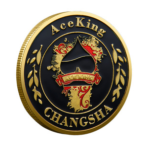 Pièce commémorative en fer Stock Ace King – Conception personnalisée, pièce moulée sous pression, cadeau souvenir pour les cartes de poker de Las Vegas – Guard - Product Image 2