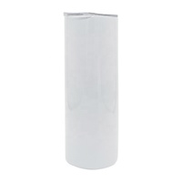 Mug de voyage isotherme classique en acier inoxydable de 20 oz à double paroi, anti-fuite, design mince pour sublimation, facile à nettoyer