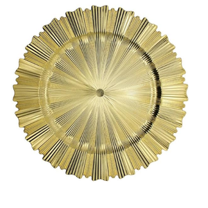 Safe Wedding Event Dinnerware High Standard Quality Rounded Food Serving <b>Charger</b> <b>Plate</b> Stainless Steel Designer <b>Charger</b> <b>Plate</b> - Product Image 4