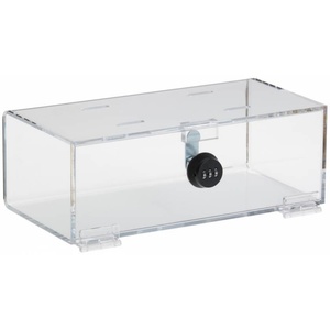 High Quality Custom Size Clear Stackable Acrylic Refrigerator <b>Lock</b> <b>Box</b> Key <b>Lock</b> Customized Color Logo YGL Brand Model YGL-645 - Product Image 4