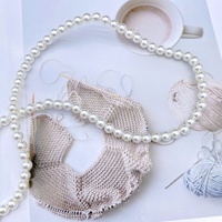 Perles en plastique ABS imitation perle de qualité supérieure en gros avec trous, couleur et taille personnalisées pour la fabrication de sacs DIY