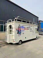 Nouveau kiosque de restauration de rue pour la vente de camions à café, camions de restauration, hamburgers, frites, glaces, bus de barbecue