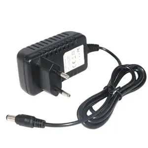Eu 2Pin Plug Dvr 220V 100-240V Input 50/60Hz 12V 1A Output Ac dc Stroomvoorziening Adapter Voor Gps