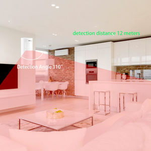 Açık tel mikrodalga PIR hareket sensörü su geçirmez MW kızılötesi çift teknoloji dedektörü Alarm güvenlik sistemi için yağmur kılıfı ile - Product Image 3