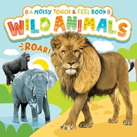 Livre sonore interactif pour tout-petits : Animaux bruyants à toucher et à sentir – Livre éducatif pour enfants