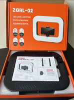 Kit vidéo pour smartphone avec éclairage U-Rig, stabilisateur portable pour téléphone portable avec anneau lumineux 2500K-9000K pour l'enregistrement vidéo
