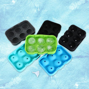 Grand bac à glaçons en silicone, moules à glaçons pour faire des boules de glace rondes pour les boissons, le café et l'alcool - Product Image 2