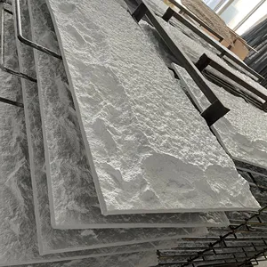 Holesale-paneles de pared de piedra sintética exturada para casas, impermeables para exteriores, 3D Decoración