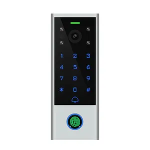 Wasserdichte Tuya Smart WIFI Video Intercom Access Touch-Tastatur mit Finger abdruck