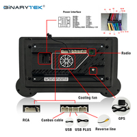 Autoradio universel 10 pouces, 4+64 Go Android Auto & CarPlay, système audio vidéo multimédia avec caméra de recul