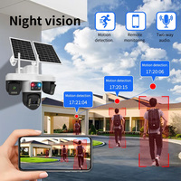 Cámara de Seguridad Goobsafe Solar de Bajo Consumo ICSEE 8MP CCTV IP66 Impermeable con Tarjeta SD