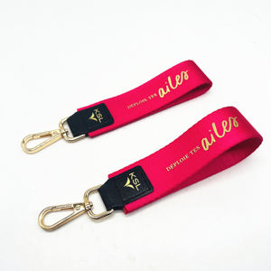 BSBH 맞춤형 직조 로고 나일론 손목 끈 키체인 선물용 핸드 스트랩 - Product Image 4