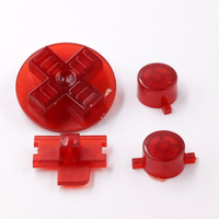 Kit de boutons personnalisables en plastique WEIAI pour Game Boy Classic (GB DMG) – Remplacement des boutons A, B et de la croix directionnelle