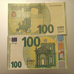 Billets de banque <span class=keywords><strong>euro</strong></span> de dessin animé en papier, accessoires de tir, pour utilisation en festival, fête, film, musique, et comme billets numériques factices - Product Image 6