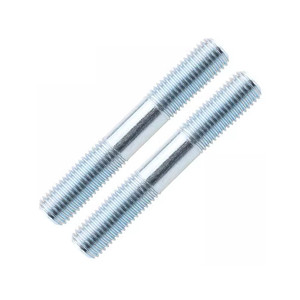 Perno Personalizado de Doble Rosca de Acero al Carbono Galvanizado en Zinc M8 M16 M20 Grado <span class=keywords><strong>8.8</strong></span> 10.9, Varilla Roscada con Cabeza de Perno, Pernos de Doble Extremo - Product Image 1