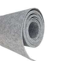 Feutre aiguilleté 100 % polyester haute densité gris écologique poids moyen 8 mm 9 mm 10 mm respirant durable pour tapis chauffant