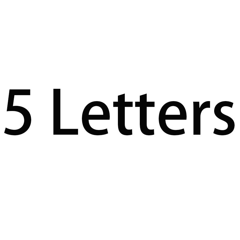 5 lettres