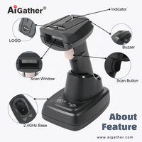 NUEVA Tecnología A-9648XD Cámara de Megapíxeles con Obturador Global, Escáner de Códigos QR CMOS con Conexión Inalámbrica y Base Recargable