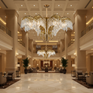 Petit lustre suspendu tout en <span class=keywords><strong>cuivre</strong></span> français, style moderne nordique, luxe, cristal LED, <span class=keywords><strong>suspension</strong></span> en <span class=keywords><strong>cuivre</strong></span>, lampe à <span class=keywords><strong>suspension</strong></span>, goutte d'eau - Product Image 1