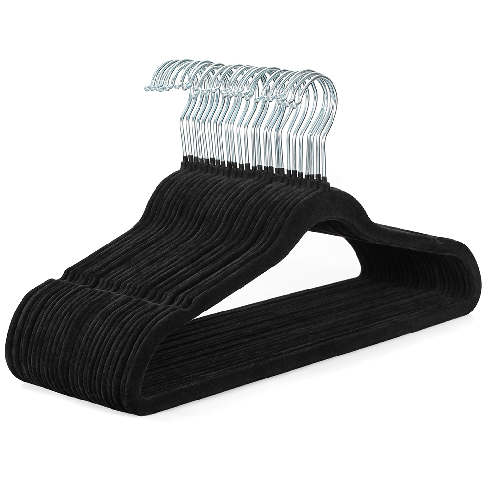 Cintre en velours noir