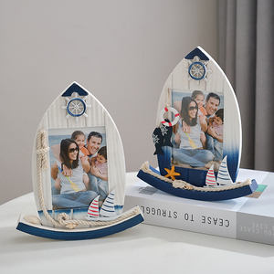 Roman & Creative <span class=keywords><strong>D</strong></span>écoration <span class=keywords><strong>de</strong></span> la maison Style méditerranéen Cadre en bois Peinture UV Imprimé Chambre <span class=keywords><strong>d</strong></span>'enfants <span class=keywords><strong>Photo</strong></span> Souvenir - Product Image 3