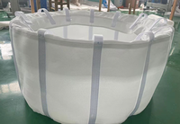Sac filtrant centrifuge en maille PGZ à débits élevés, à fond plat, à tirage vertical, avec décharge par le bas