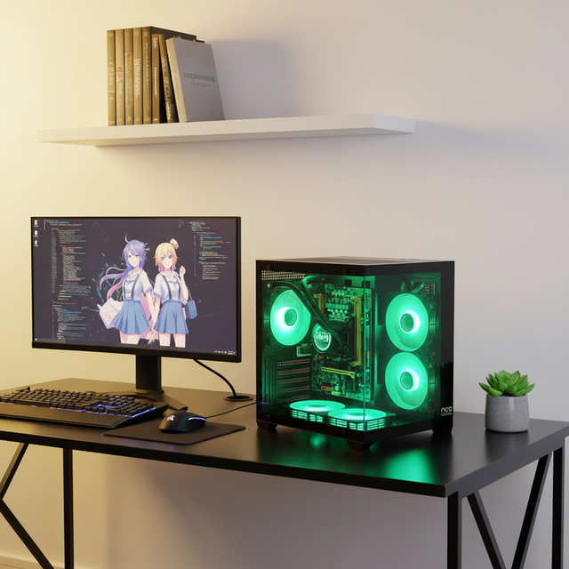 Pcooling Wholesale M-ATX / Mini-ITX Gaming Case PC Cabinet LED Cool Cases Gamer Computer Case With Tempered Glass